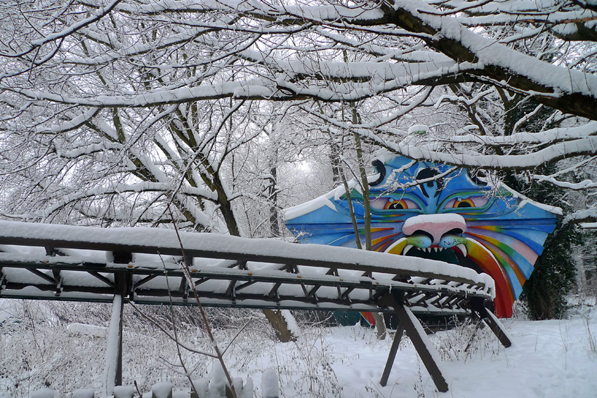 Berlin Spreepark Winter 2010