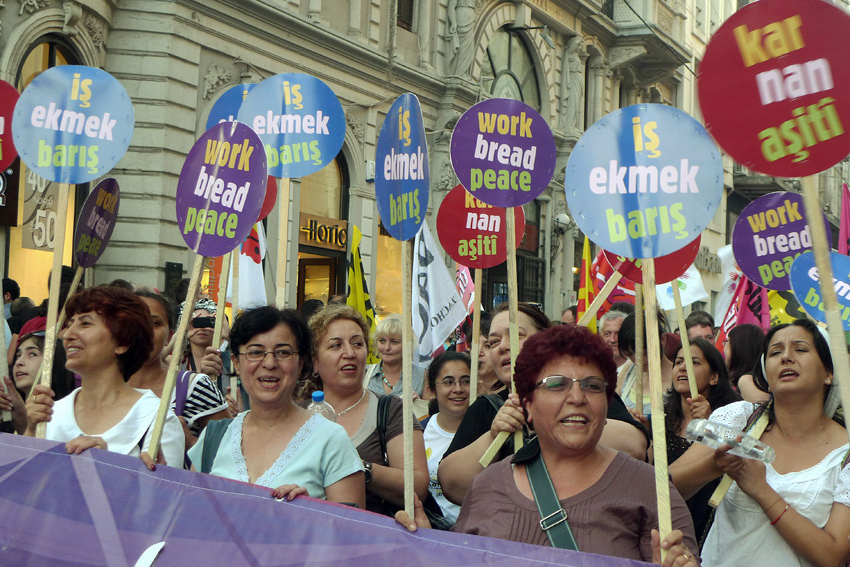 European Social Forum: World March of Women, Istanbul 2010