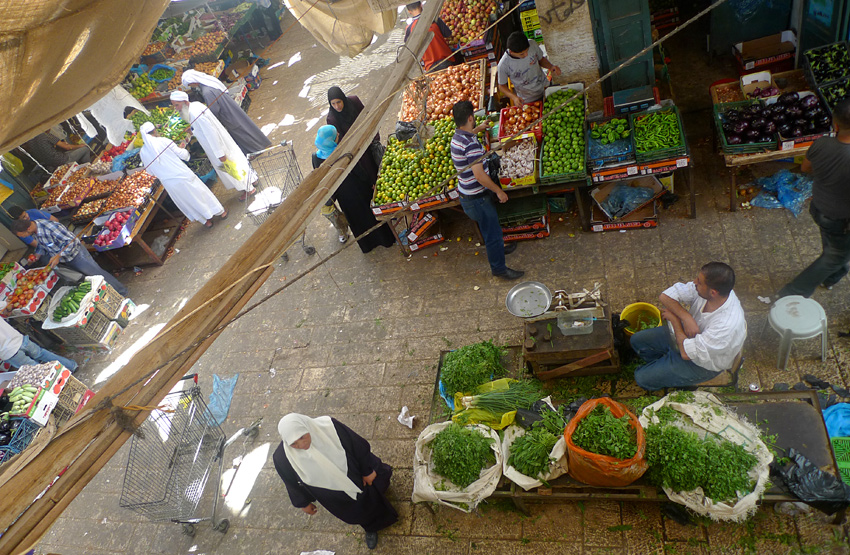 Market in Old Town Bethlehem Market in Old Town Bethlehem